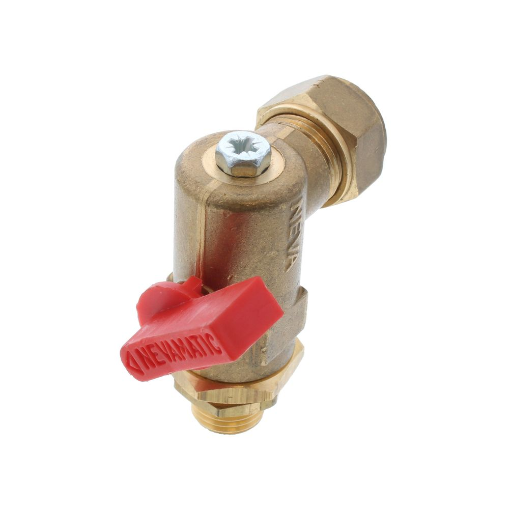 Worcester Bosch 87161424230 1/4 Valve BSP ISO - Genuine Worcester Bosch Part