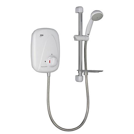 Mira - Vigour Thermostatic Power Shower - White & Chrome