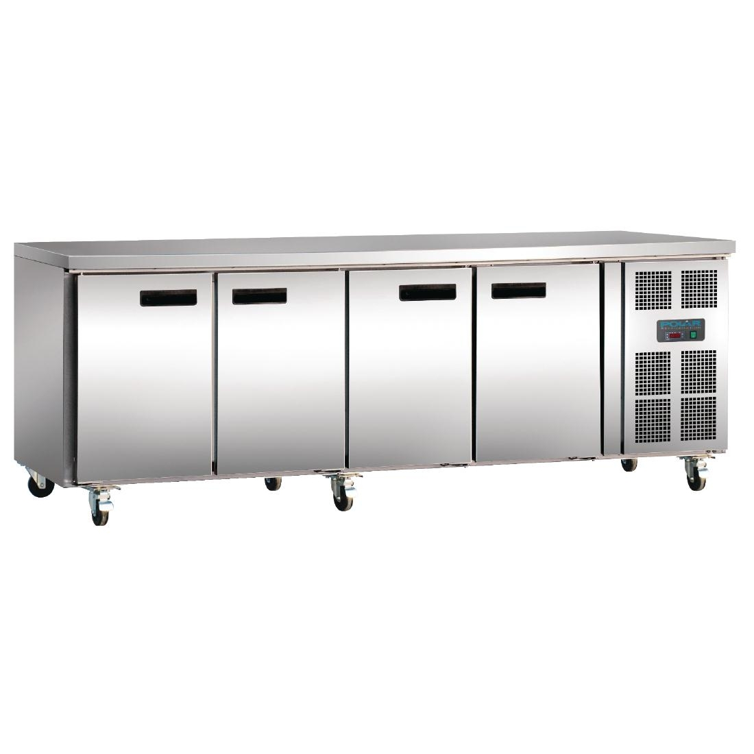 Polar 4 Door Counter Fridge 553 Ltr G598