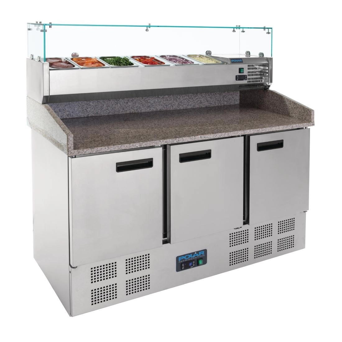 Polar Refrigerated Pizza and Salad Prep Counter 368Ltr CN267