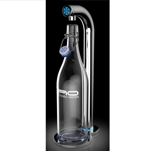 Britvic Aqua Libra Aqua Alto Chilled Water Tap & Sparkling Tap in Chrome ZAOZTCS-CHROMED