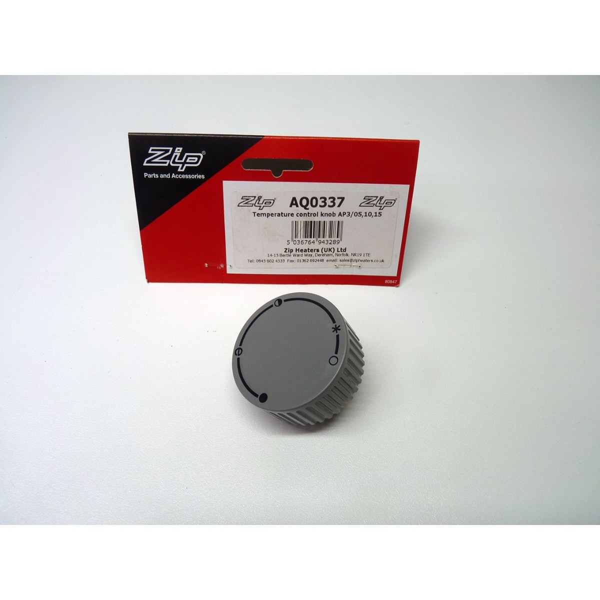 Zip Temperature Control Knob for AP3 5-15 litre AQ0337