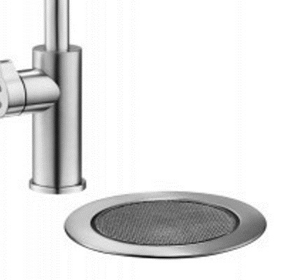 Zip HydroTap Separate Tap Font and Drip Tray in Brushed Chrome 93441Z1UK