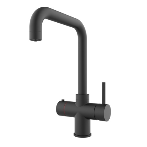 Calmag 3in1 Square Neck Boiling Water Tap Matt Black DWFK-CALHWT-MB-SQUARE