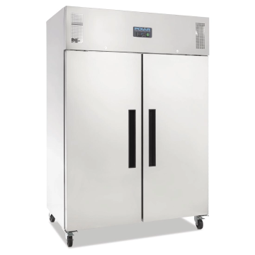 Polar Double Door Fridge Stainless Steel 1200Ltr G594