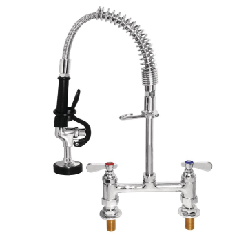Vogue Twin Pedestal Mini Pre-Rinsers DL832 - Available for back order