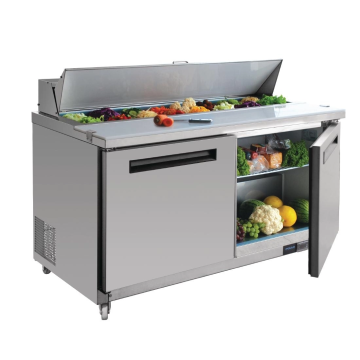 Polar 2 Door Preparation Counter 527Ltr GD883