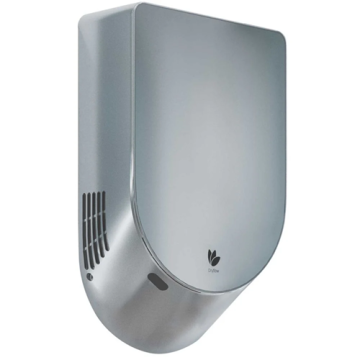 Dryflow Infinity Hand Dryer Brushed Satin with HEPA DFI007
