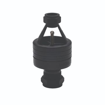Hotun Black Hiflo Dry Trap Tundish 15mm x 22mm 12LPM HB100C