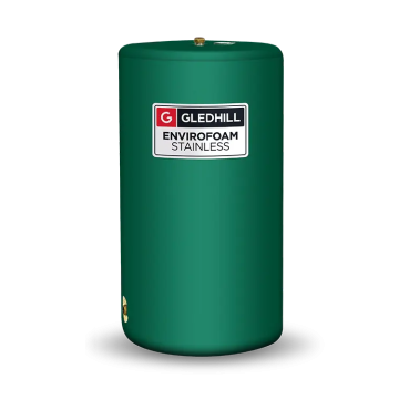 Gledhill Envirofoam Stainless Steel 117L Direct Vented Cylinder SE36X18DIR