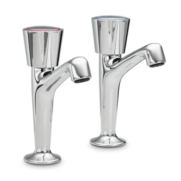 Heatrae Sadia Pack R Chrome Pillar Taps