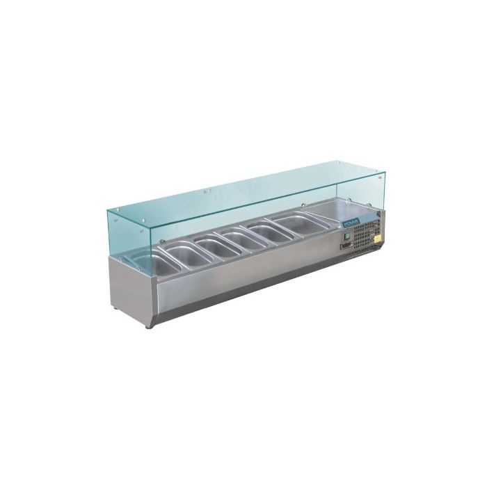 Polar Refrigerated Servery Topper 6 GN GD876