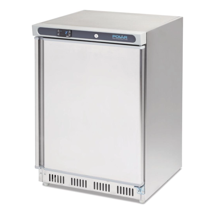 Polar Undercounter Freezer Stainless Steel 140Ltr CD081
