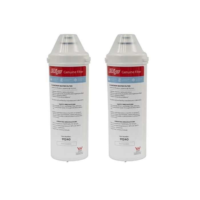 Zip ZT002 Water Filter Twin-pack 91240