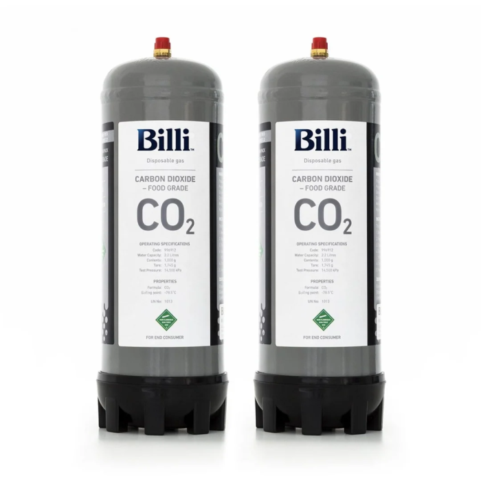 Billi CO2 Gas Cylinder 1.1kg 996912 Box of 2 Twin Pack
