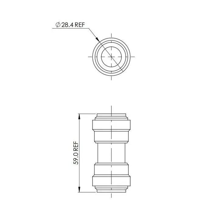 Heatrae Sadia Push Fit Fitting 95970110