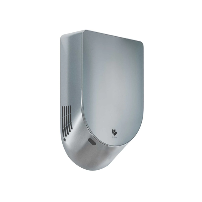 Dryflow Infinity Hand Dryer Brushed Satin with HEPA DFI007
