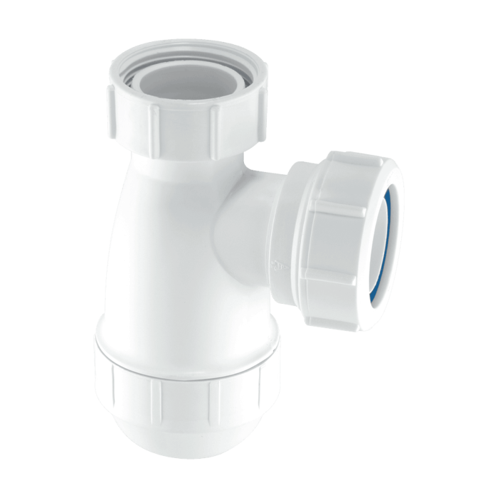 McAlpine E10 Basin Bottle Trap White 1¼" x 38mm