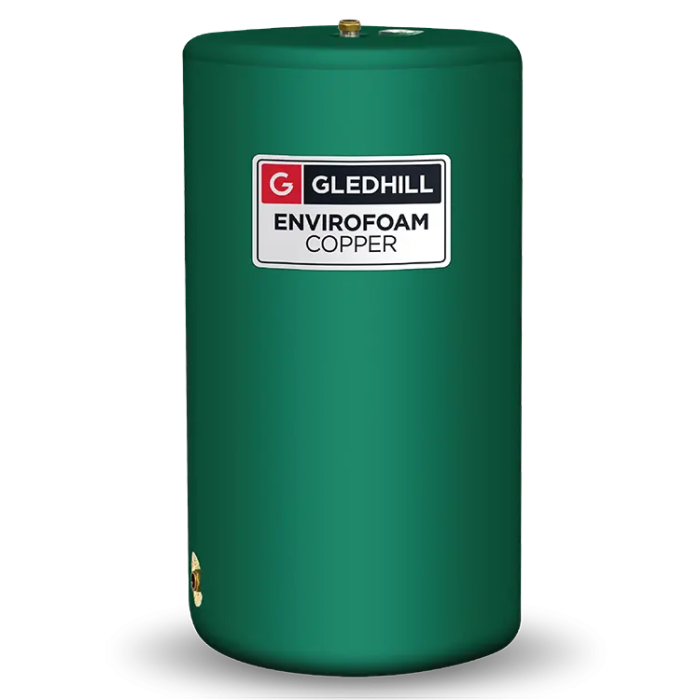Gledhill Envirofoam Copper 98L Direct Vented Cylinder BDIR18