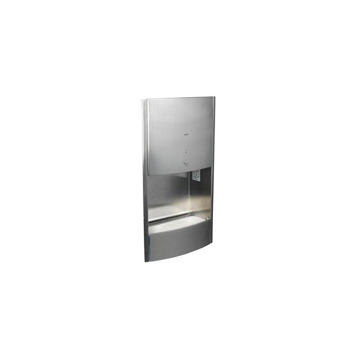 Handy Dryers TOTO Recessed Hand Dryer Brushed Stainless Steel TYC604
