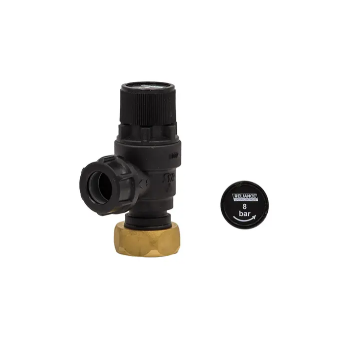 Heatrae Sadia Megaflo Offset Nut Metal Expansion Pressure Relief Valve 8 bar 95607028