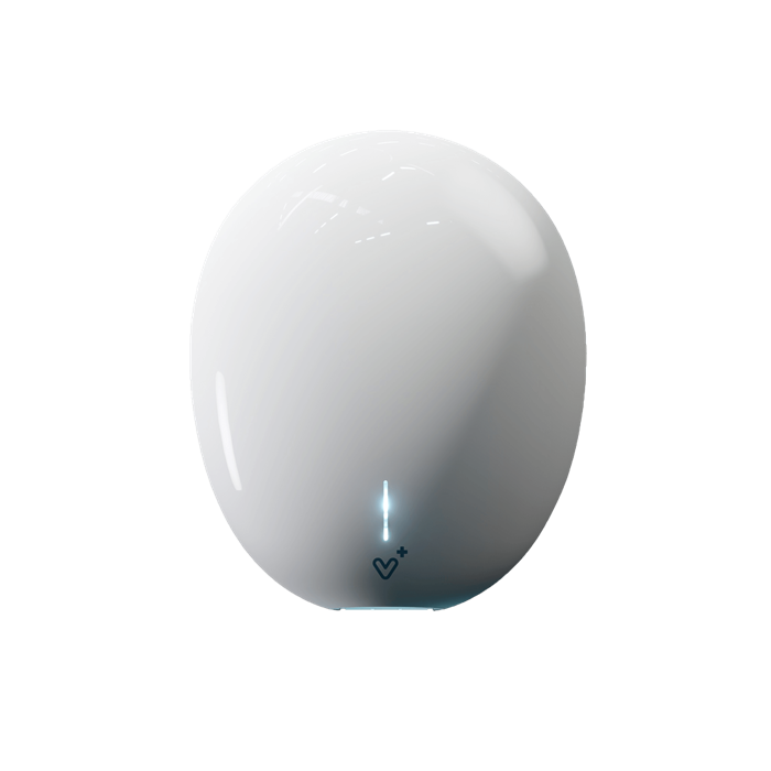 Veltia Pebble+ V6 Hand Dryer White VAPPLUSW001