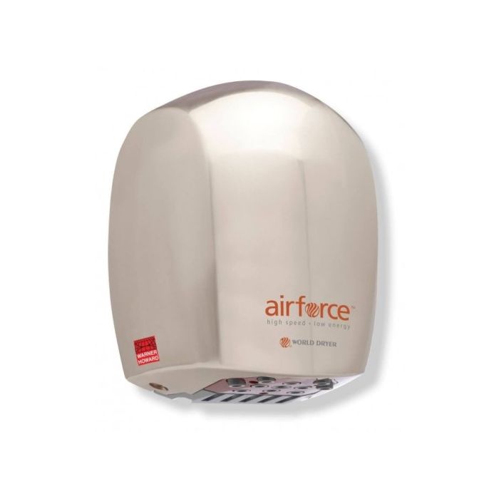 Warner Howard PHS Airforce Mk III 1.1kW Hand Dryer J48-971 - Satin Chrome BC0327