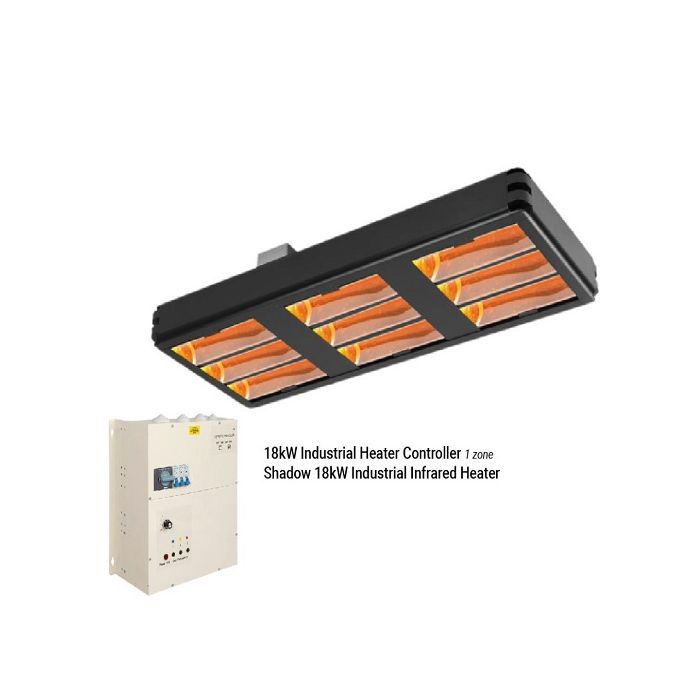 Shadow 18kW Industrial Infrared Heater with Variable Control System 903685