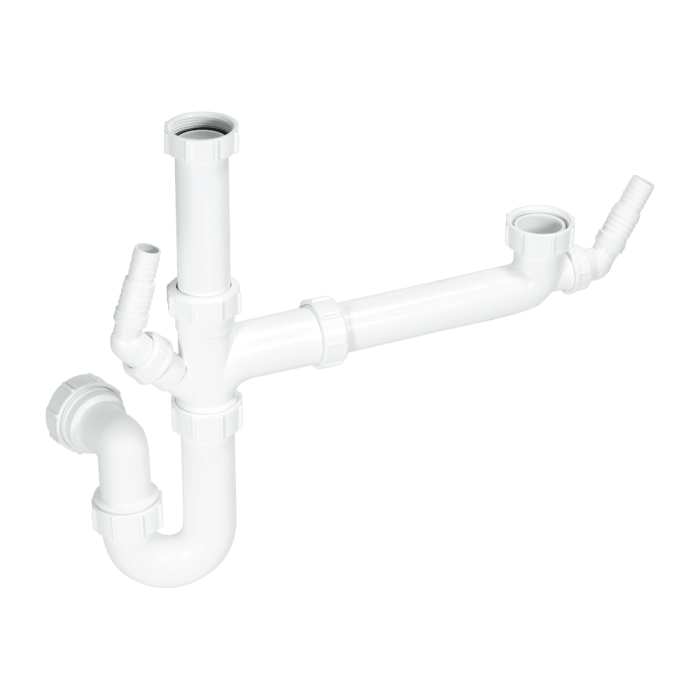 McAlpine 1½” SK1A Bowl and Half Sink Kit With Two Nozzles