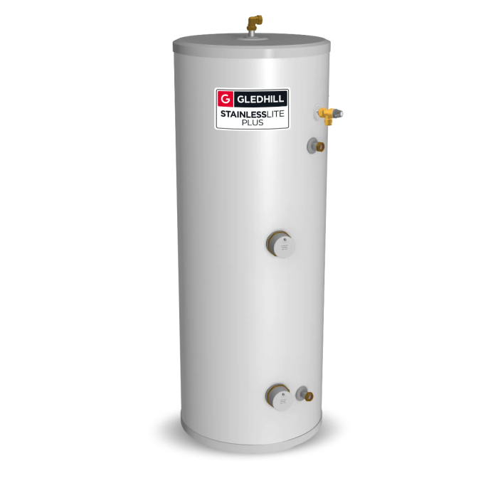 Gledhill StainlessLite Plus Direct 90L Unvented Cylinder PLUDR090