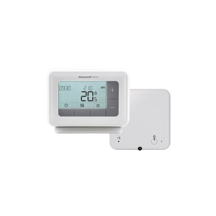 Honeywell T4R Wireless Programmable Thermostat and Receiver Y4H910RF4003