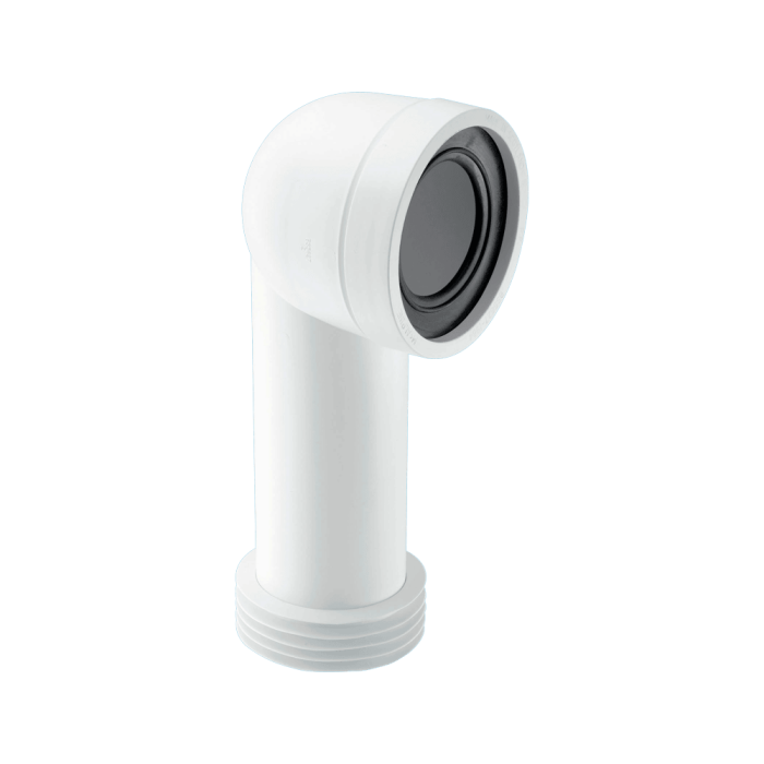 McAlpine WC-CON8 90° Bend Adjustable Length Rigid WC Connector