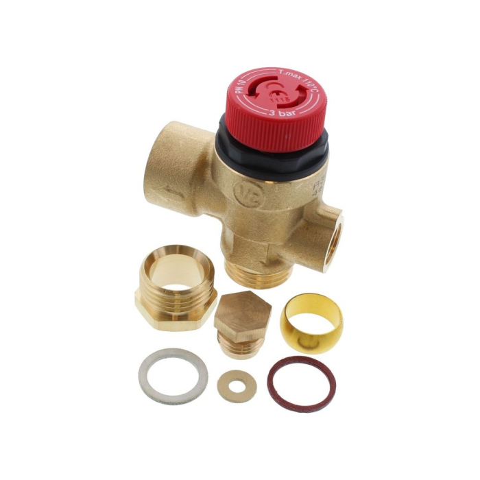 Worcester Bosch 87161424160 Valve PR.REL.1/2 x 15mm x 1.8