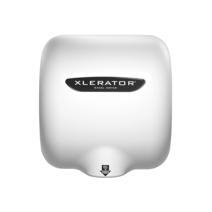Excel XLERATOR XL-BW hand dryer in White XLBW