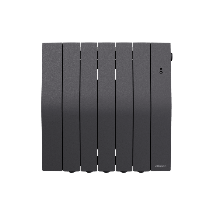 Atlantic Galapagos 0.75kW Horizontal Thermofluid Electric Radiator AH500616 - Grey