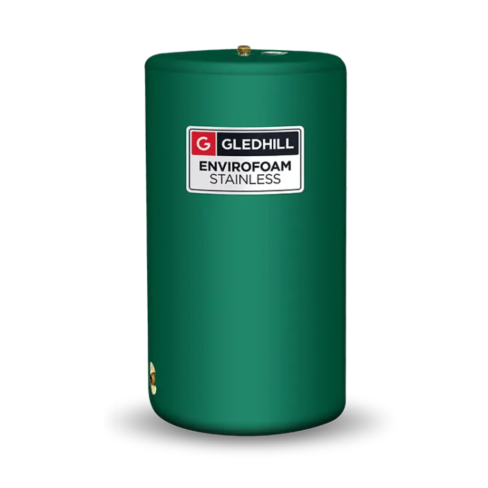 Gledhill Envirofoam Stainless Steel 140L Indirect Vented Cylinder SE42X18IND