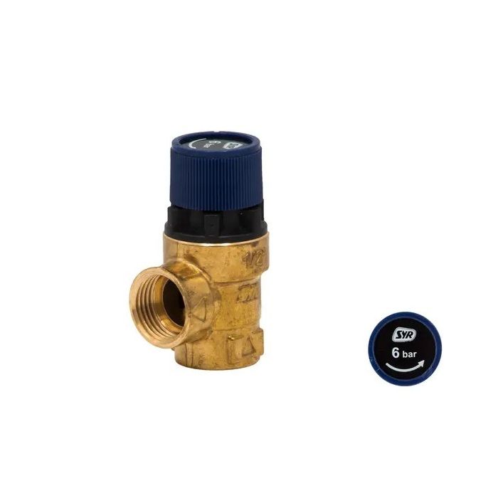 Reliance RWC 1/2" FBSP x 1/2" FBSP 102 Series Pressure Relief Expansion Valve 6 Bar PREL102001