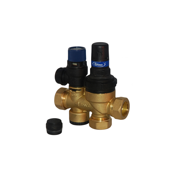 OSO Hotwater 22mm Multibloc Inlet Control Valve 2.1/8.0 Bar 355045