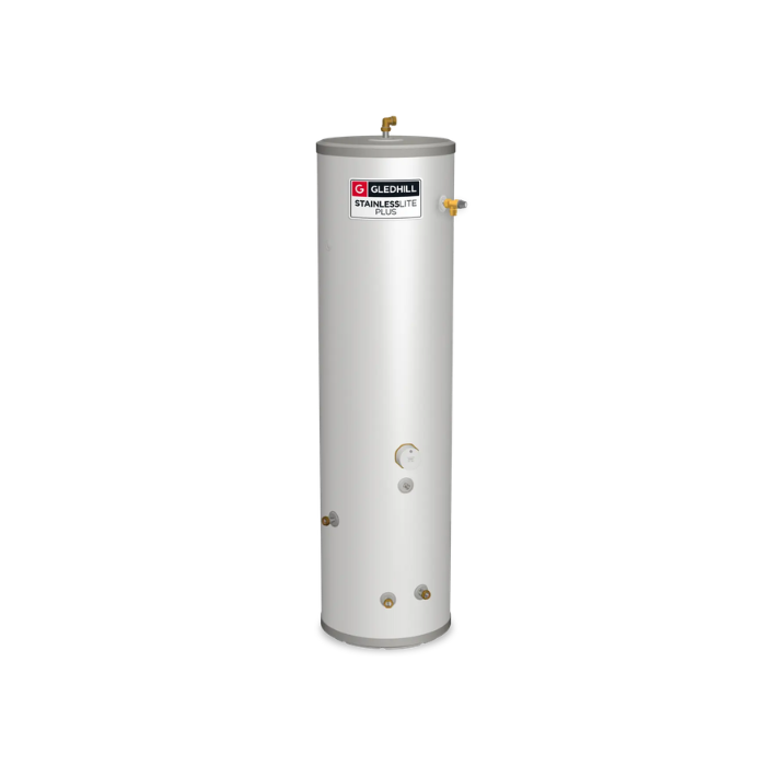 Gledhill StainlessLite Plus Indirect Slimline 120L Unvented Cylinder PLUIN120SL