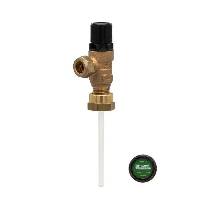 Reliance RWC Temperature and Pressure Relief Valve 7 Bar TPR15 PTEM540001