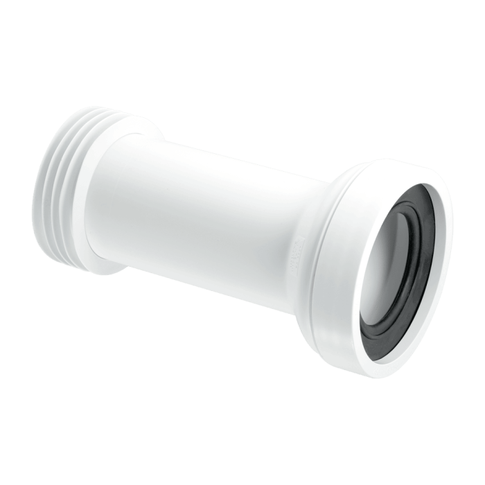 McAlpine WC-CON2 Straight Adjustable Length Rigid WC Connector