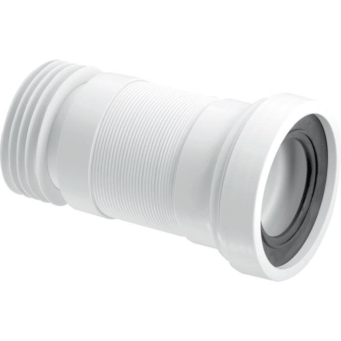 McAlpine WC-F23R McAlpine Flexible Straight WC Connector 140mm-290mm