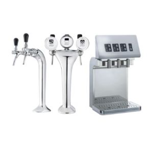 HydroChill under-counter 80ltr chilled, sparkling & ambient 3 spout tap with badge