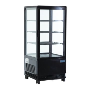 Polar Chilled Display Cabinet Black 68 Ltr G211