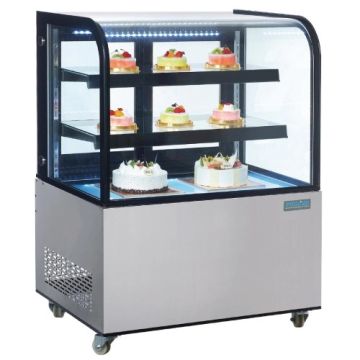 Polar Deli Display with Curved Glass 270Ltr CG841