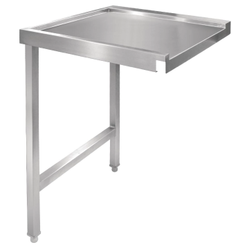 Vogue Pass Through Dishwash Table Left 600mm GJ533