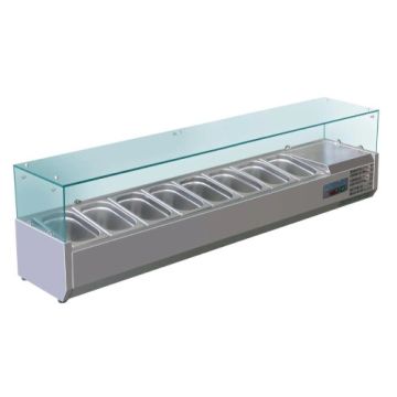 Polar Refrigerated Countertop Servery Prep Unit 8x 1/4GN G610