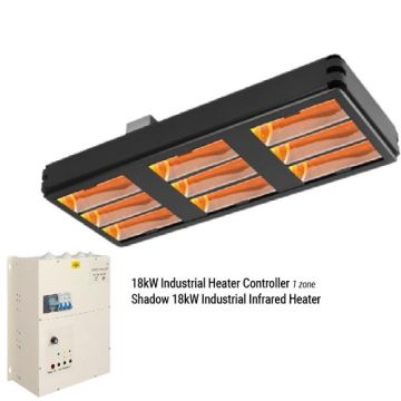 Shadow 18kW Industrial Infrared Heater with Variable Control System 903685