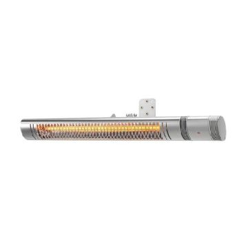 Heat Outdoors Shadow ULG 1.5kW Patio Heater Remote Silver 901369