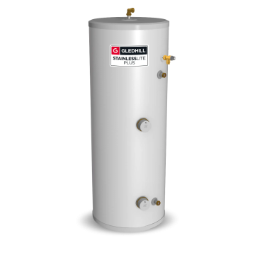 Gledhill StainlessLite Plus Direct 90L Unvented Cylinder PLUDR090